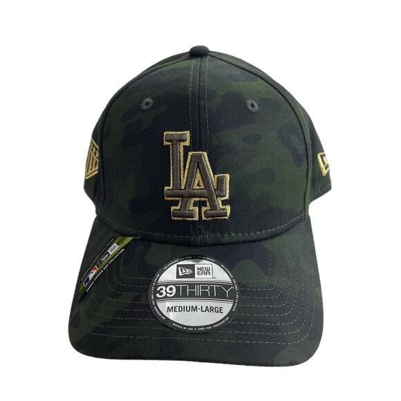 NWT  New Era Los Angeles Dodgers Armed Forces Fitted Hat M/L - Picture 1 of 5